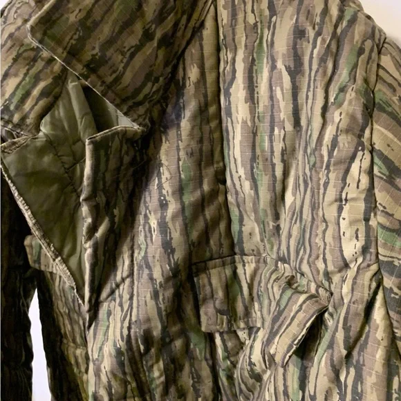 Vtg 80’s Trophy club Duck hunting coveralls overalls Sz M hooded - Picture 6 of 10